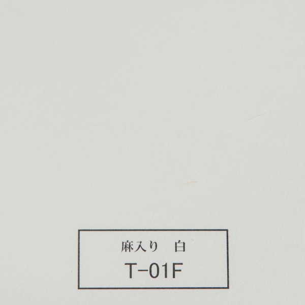 T-01F　麻入り　白
